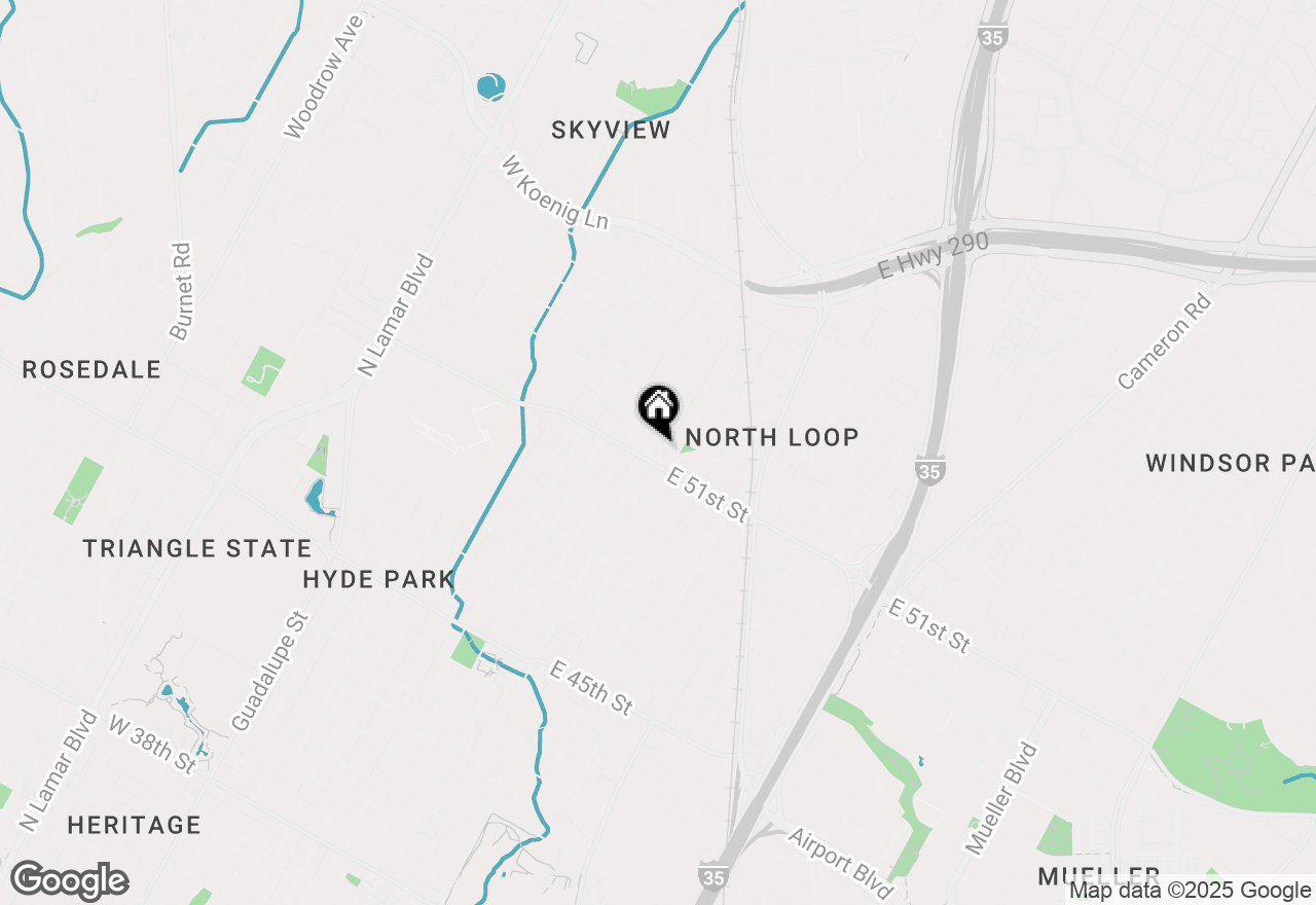 Map of 5100 Bruning Ave #106, Austin, TX 78751