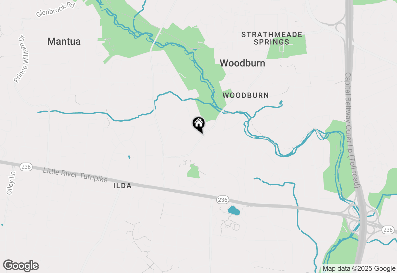 Map of 3710 Woodburn Road, Annandale, VA 22003