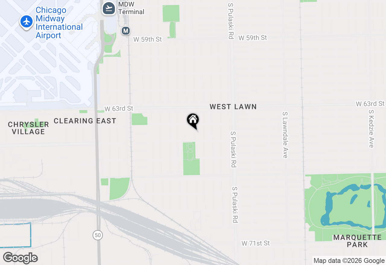 Map of 6429 S Tripp Avenue, Chicago, IL 60629