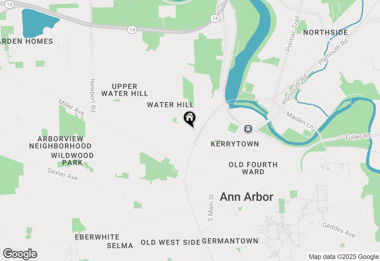 Map of 402 Hiscock Street, Ann Arbor, MI 48103