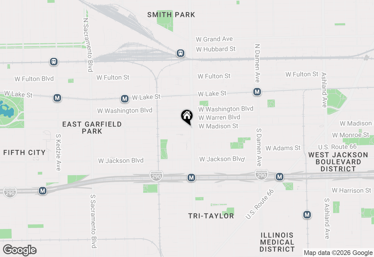 Map of 2419 W Madison Street #3, Chicago, IL 60612