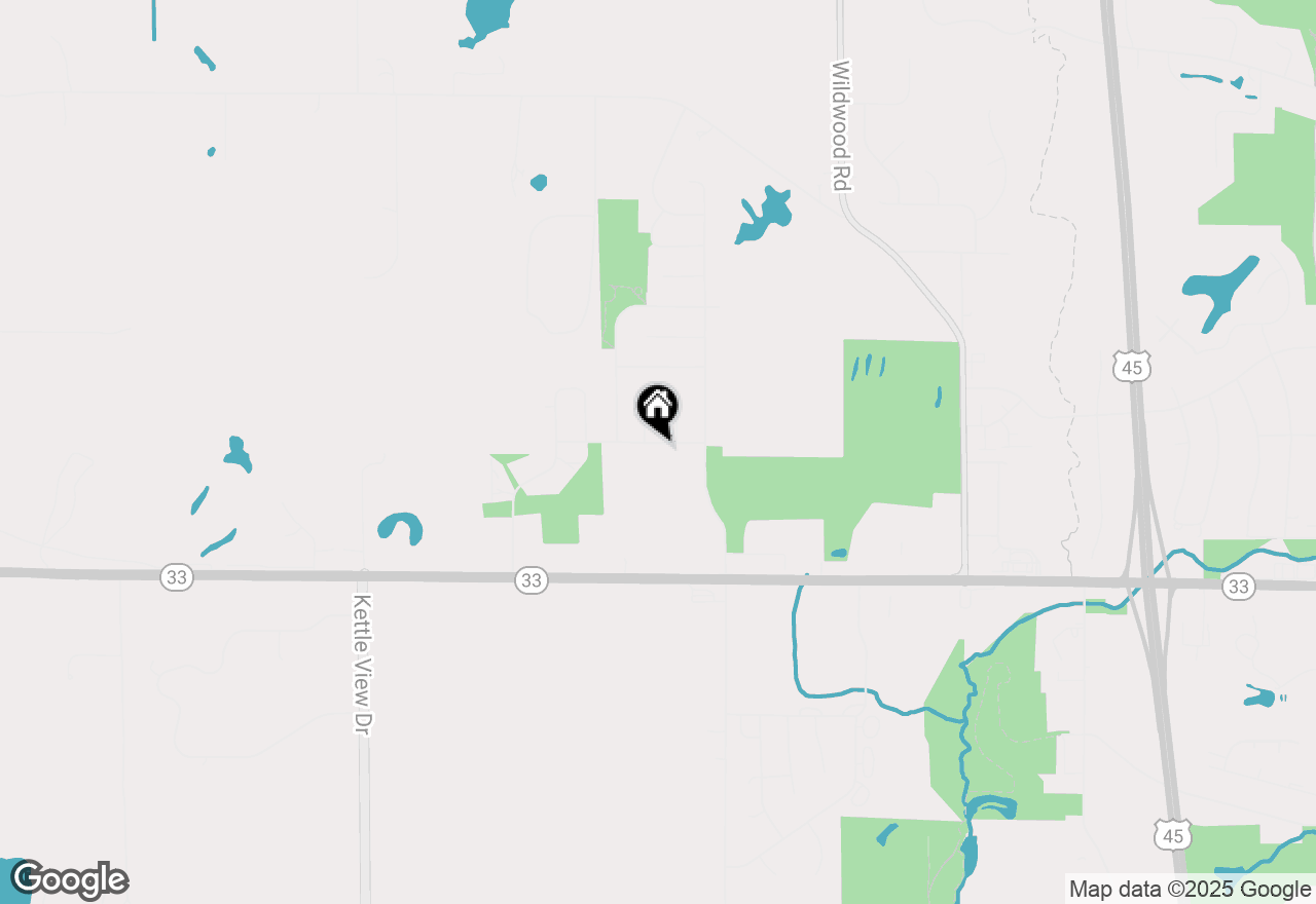 Map of 3313 Stanford Ln, West Bend, WI 53090