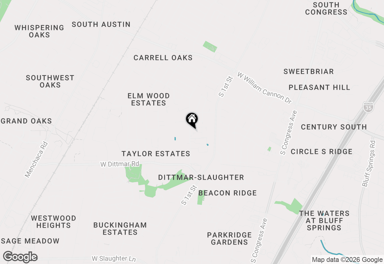Map of 7408 Buchholz St, Austin, TX 78745