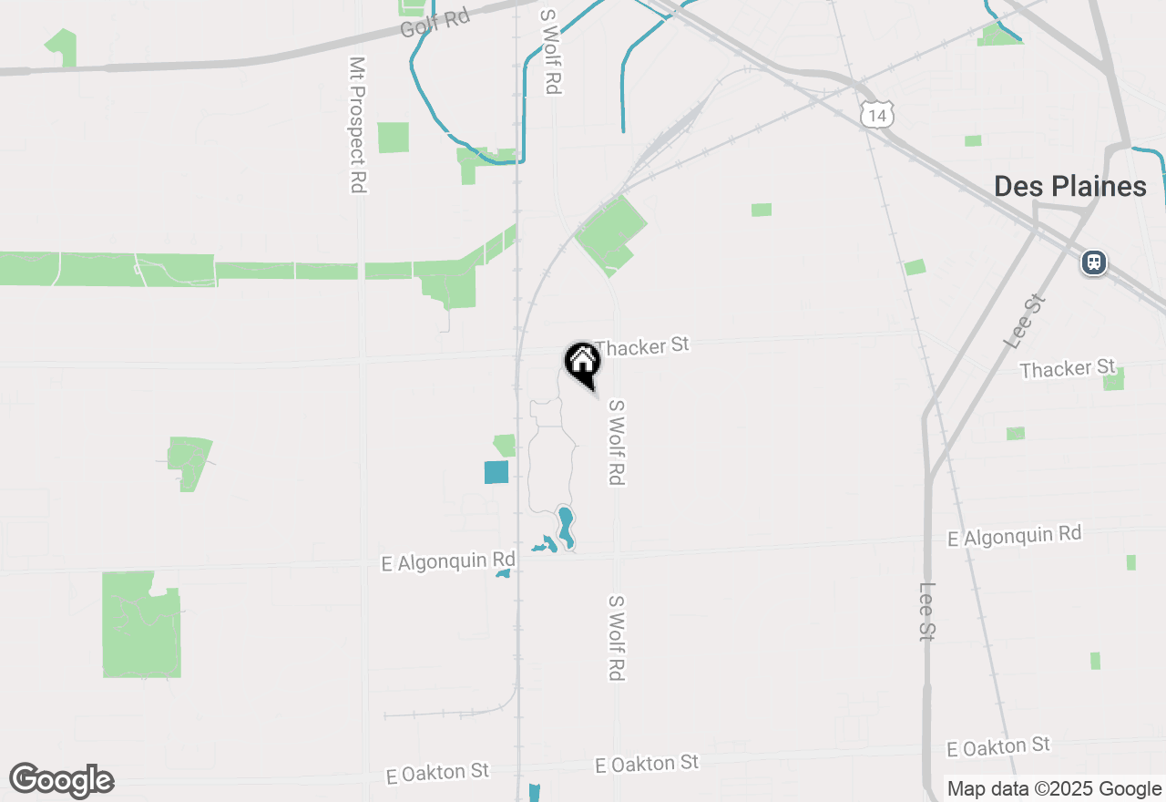 Map of 906 Alfini Drive, Des Plaines, IL 60016