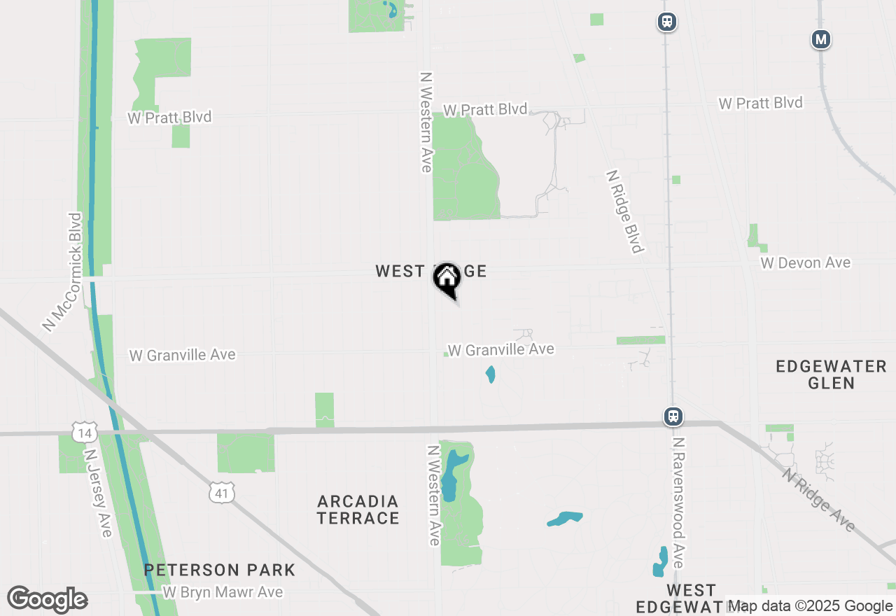 Map of 6300 N Claremont Avenue #G, Chicago, IL 60659