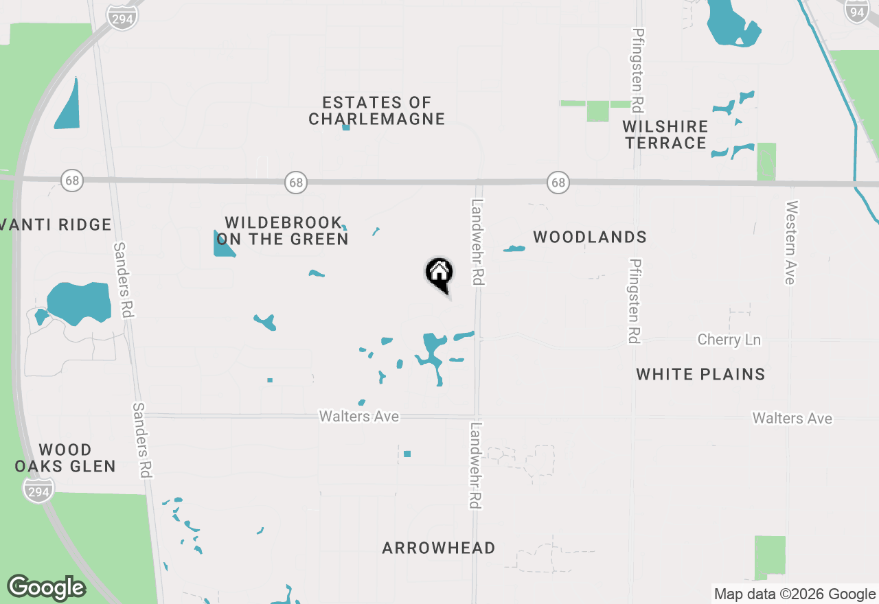 Map of 38 Ct Of Greenway, Northbrook, IL 60062