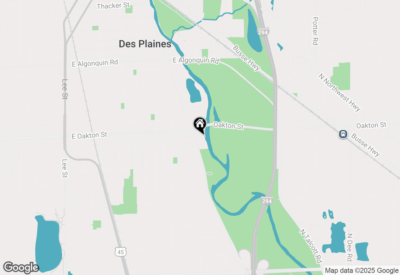 Map of 1645 S River Road, Des Plaines, IL 60018