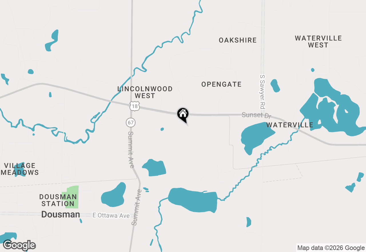Map of 557 Talbot's Woods Dr, Dousman, WI 53118