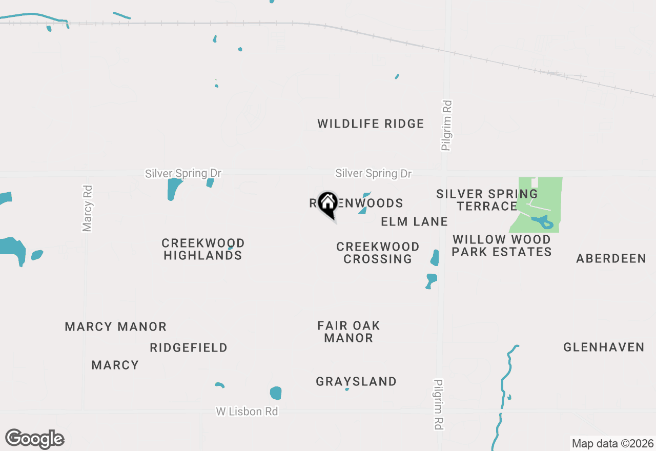 Map of N54W16349 Westwind Dr, Menomonee Falls, WI 53051