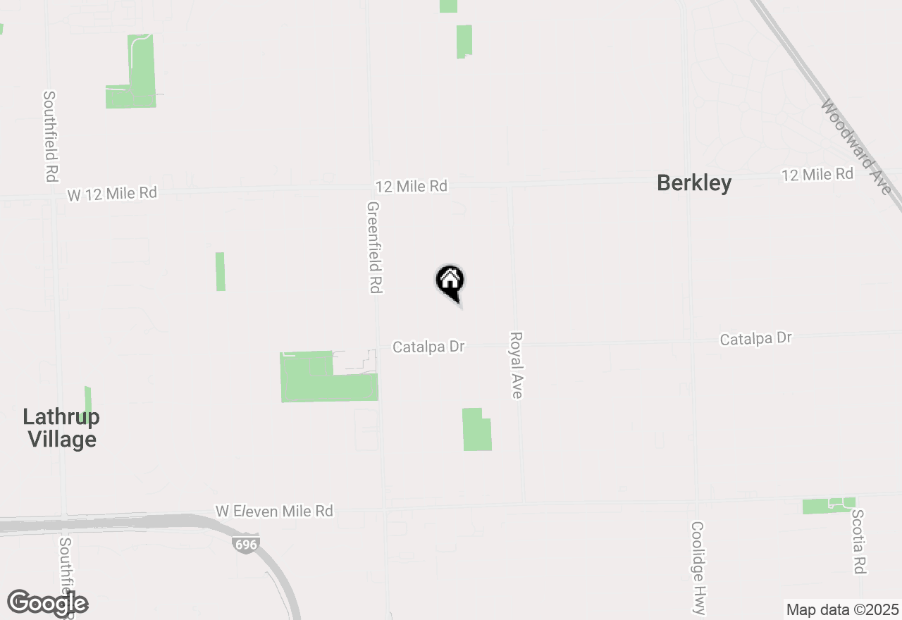 Map of 2771 Bacon Avenue, Berkley, MI 48072