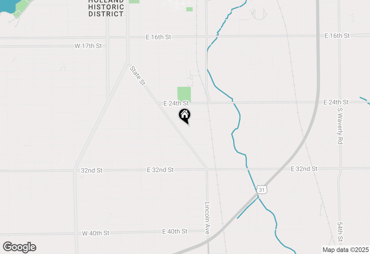 Map of 648 Columbia Avenue, Holland, MI 49423