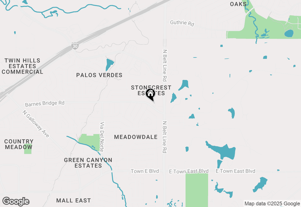 Map of 229 Barnes Bridge Road, Mesquite, TX 75150