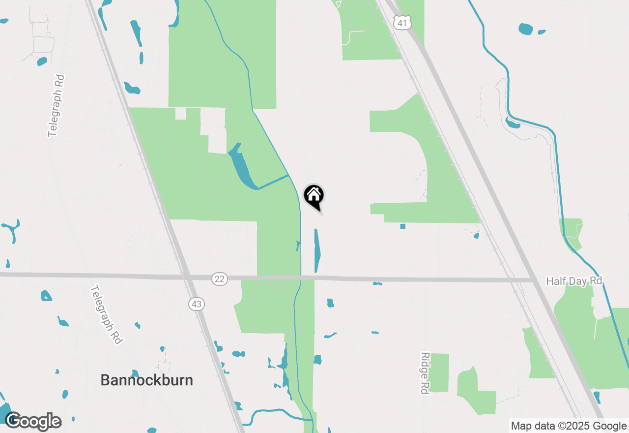 Map of 1956 Millburne Road, Lake Forest, IL 60045