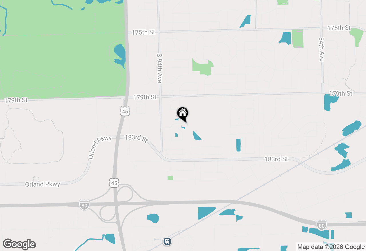 Map of 18055 Upland Drive, Tinley Park, IL 60487