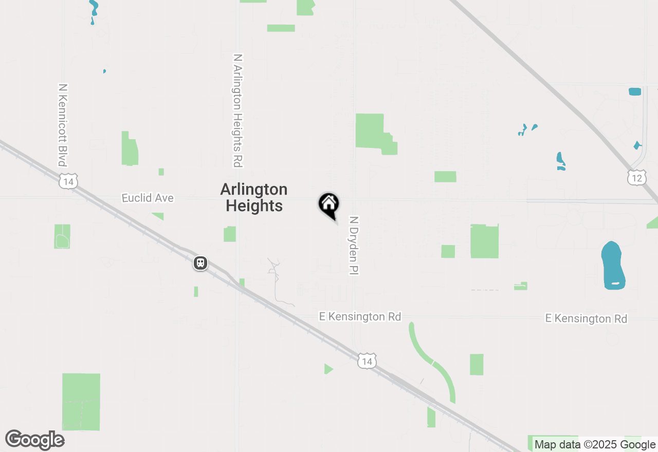 Map of 403 N Beverly Lane, Arlington Heights, IL 60004