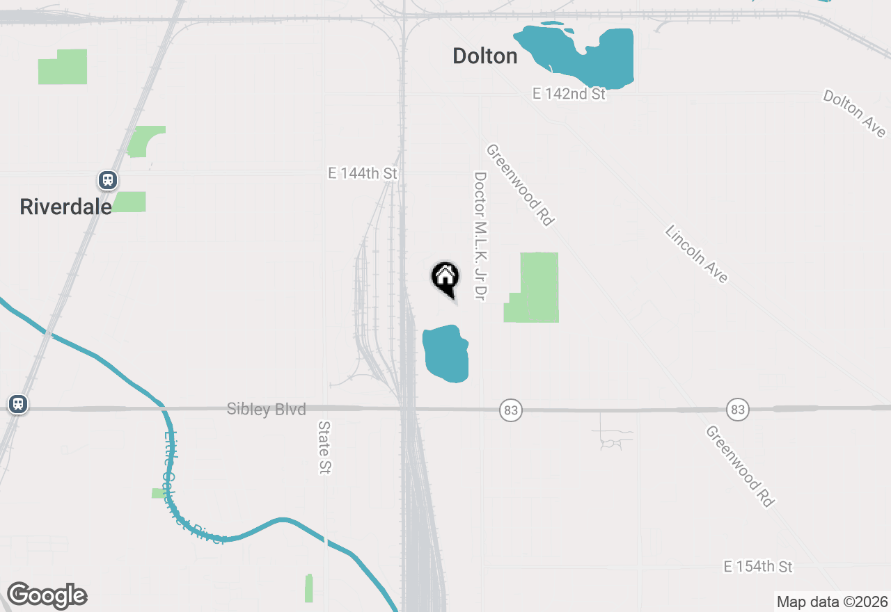 Map of 14721 Lakeside Avenue, Dolton, IL 60419