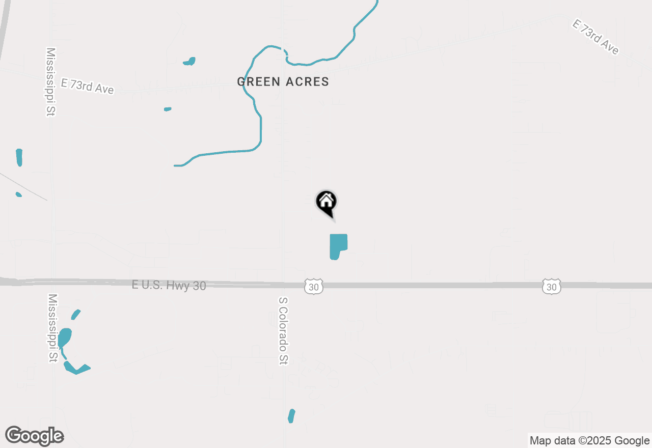 Map of 3355 E 78th Place, Merrillville, IN 46410