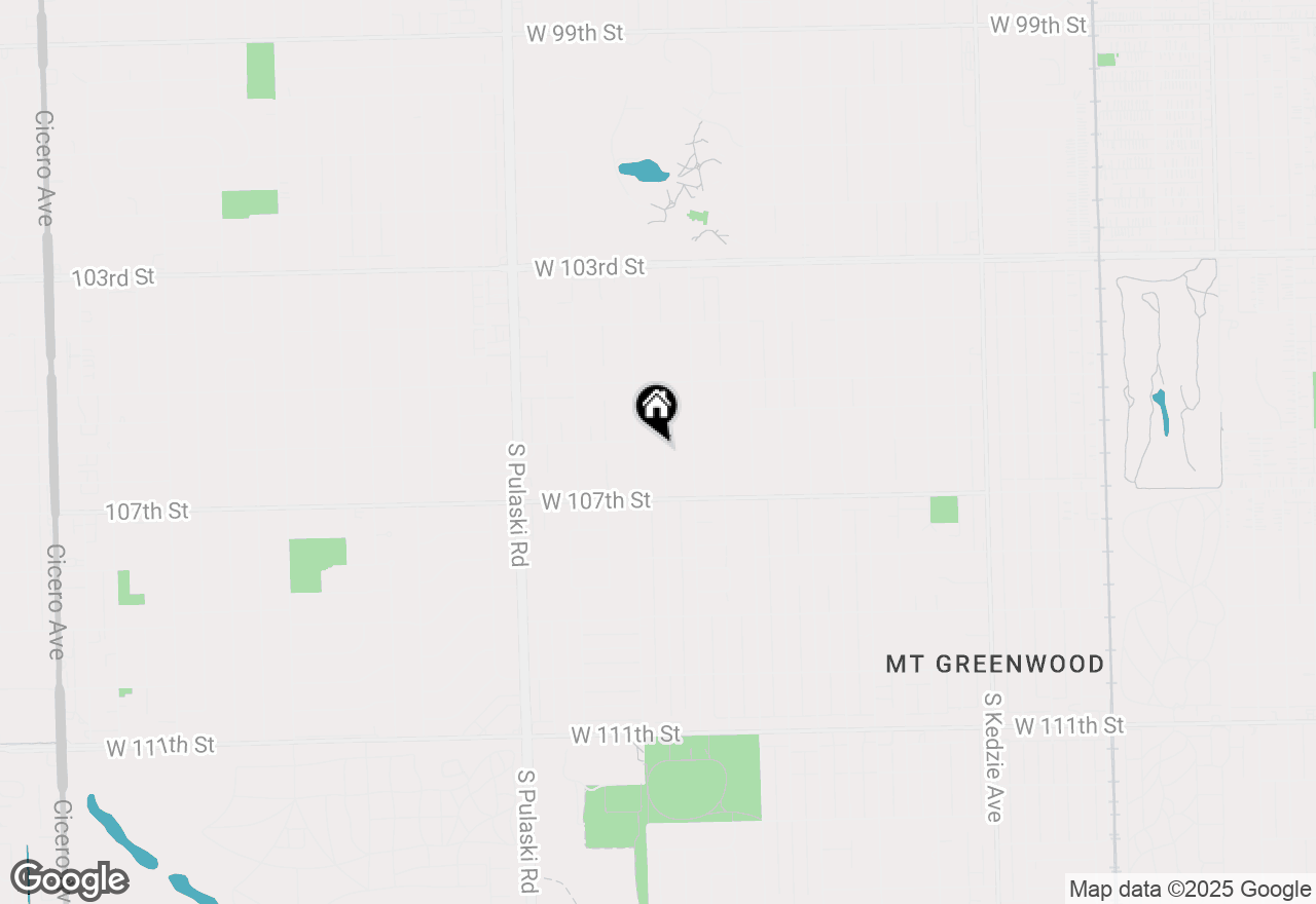 Map of 10606 S Ridgeway Avenue, Chicago, IL 60655