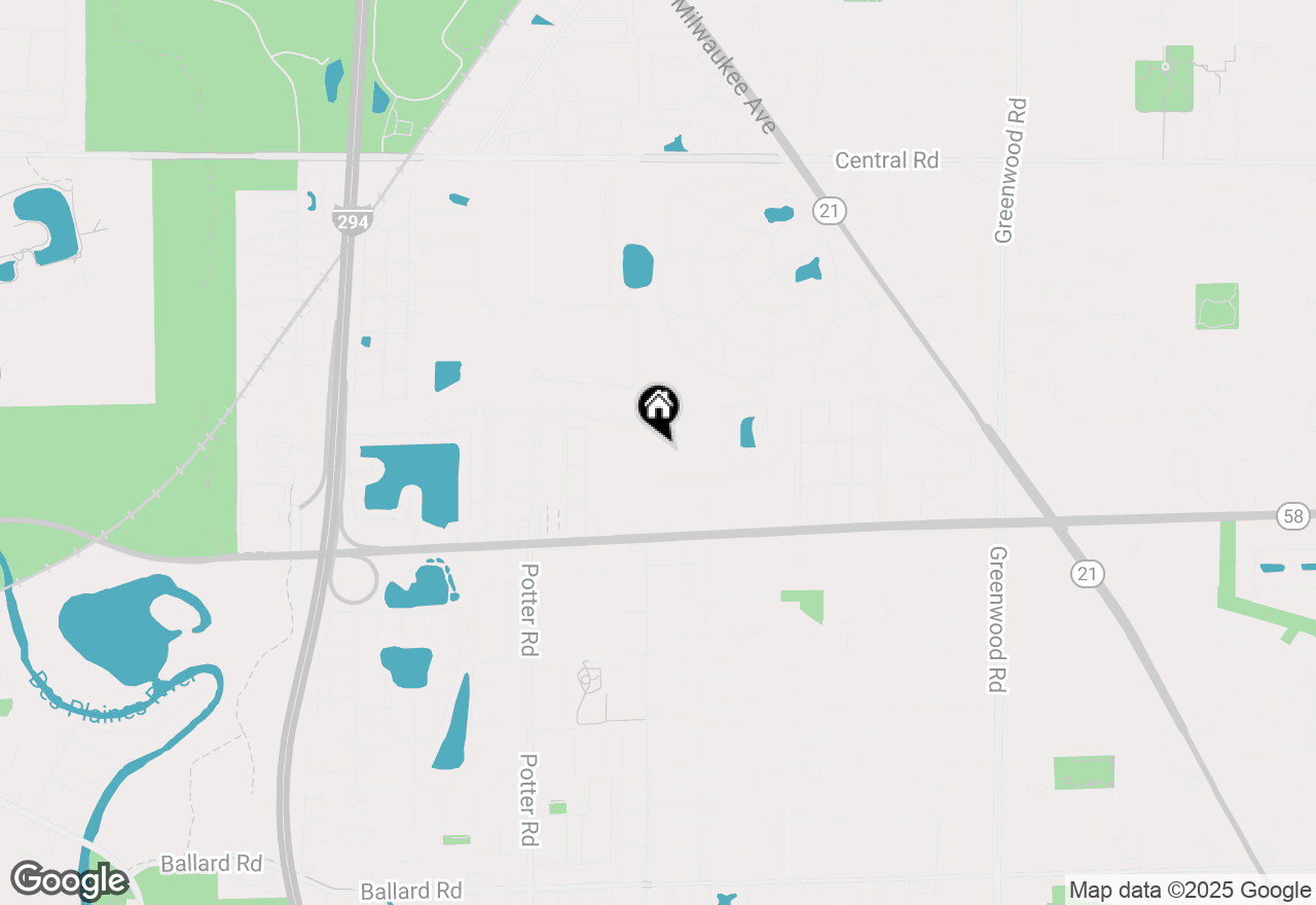 Map of 9701 N Dee Road #6M, Niles, IL 60714