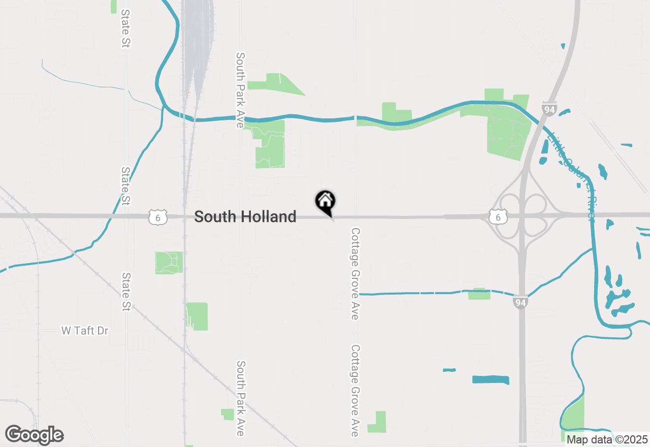 Map of 637 E 162nd Street #637, South Holland, IL 60473