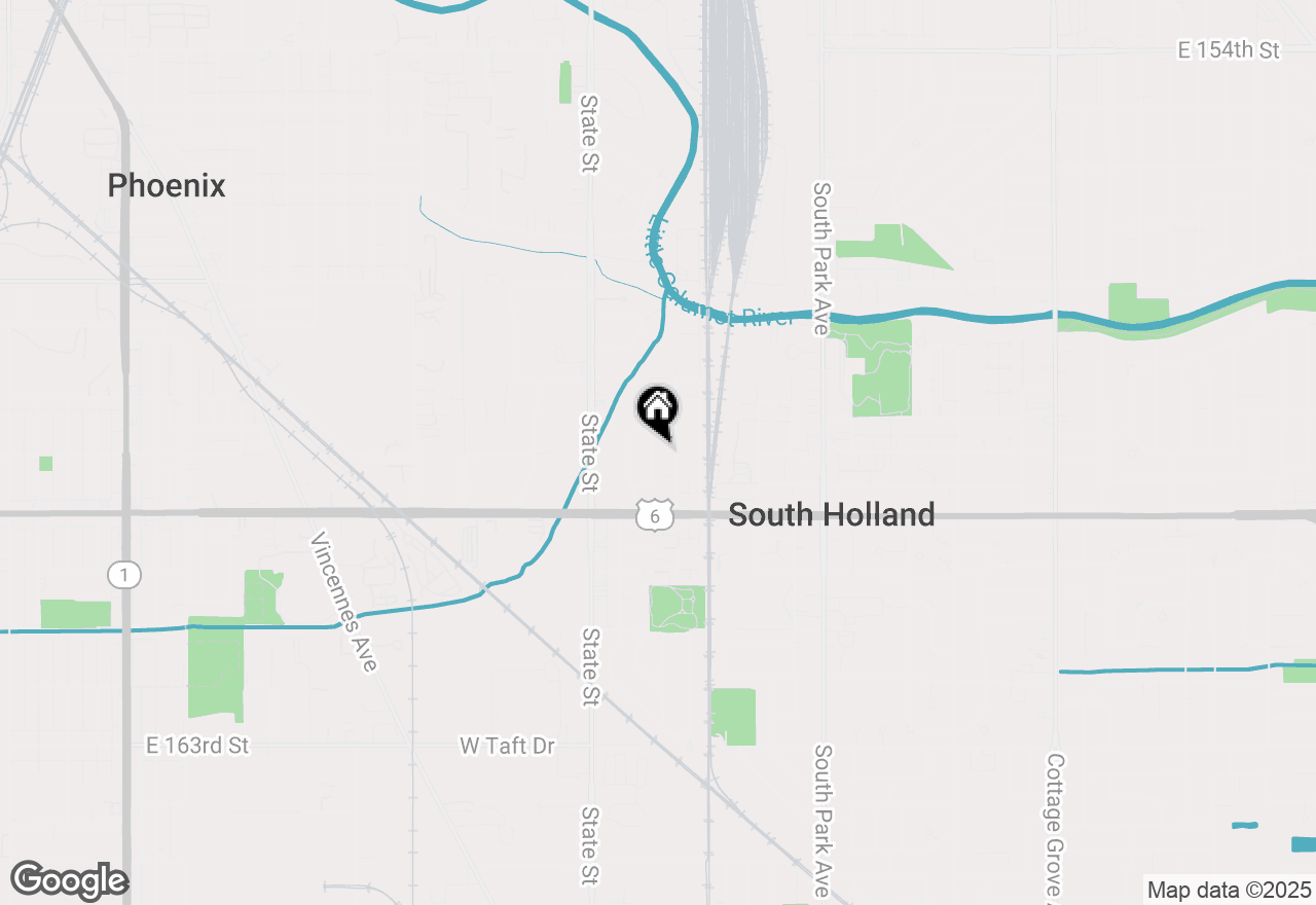 Map of 16061 Wabash Avenue, South Holland, IL 60473