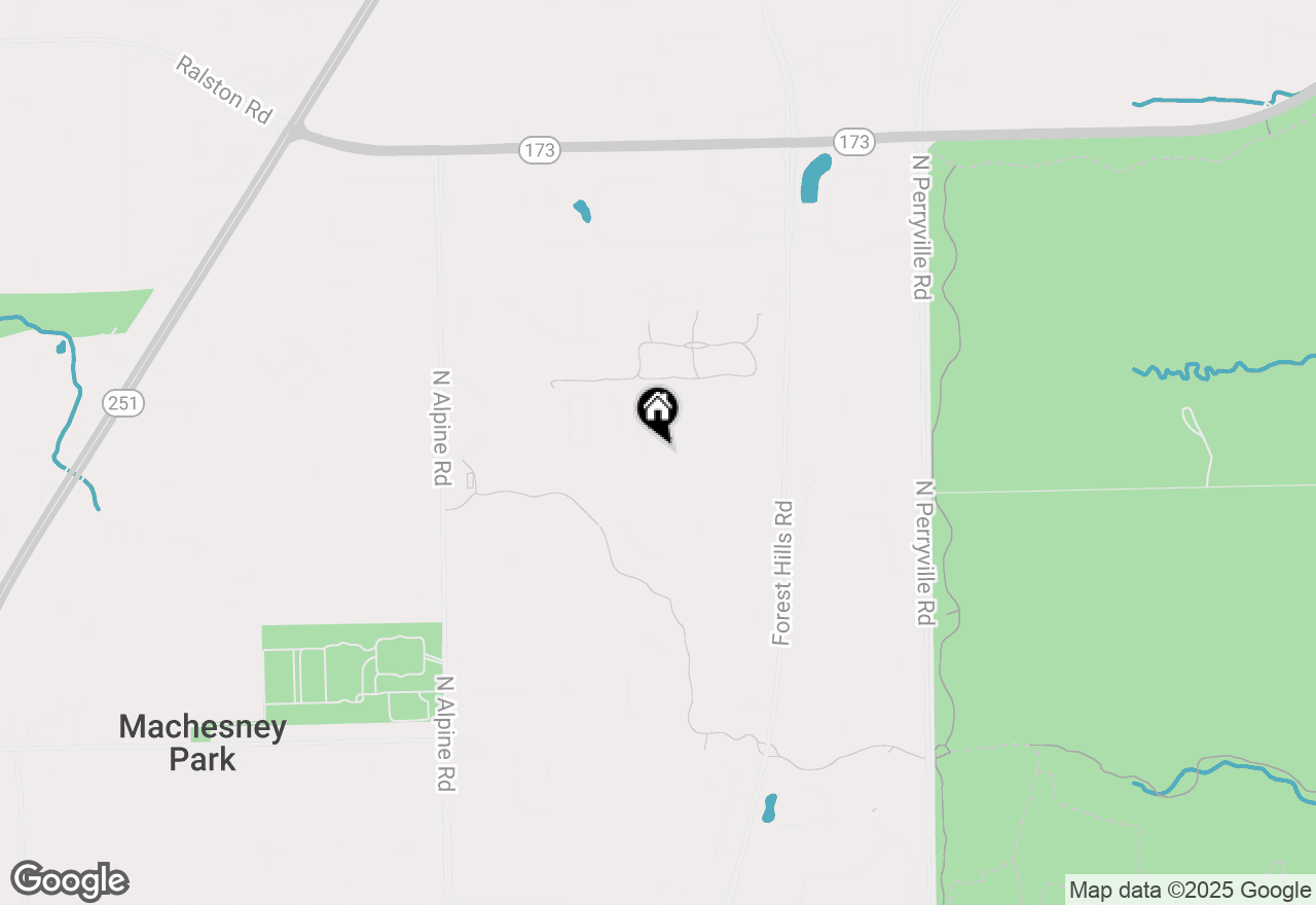 Map of 6571 Stallion Court, Loves Park, IL 61111