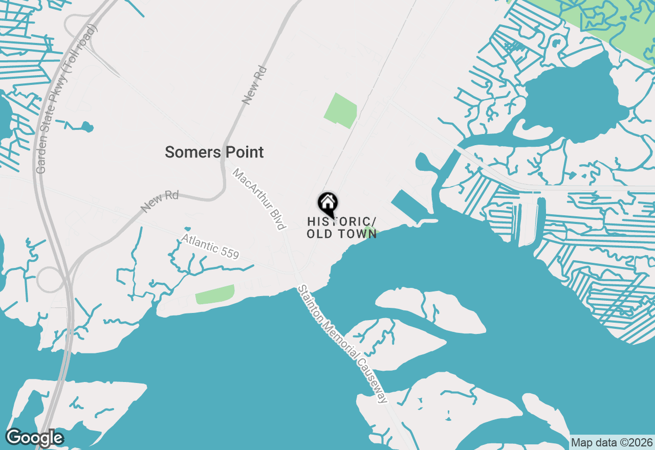 Map of 820 Shore Road, Somers Point, NJ 08244