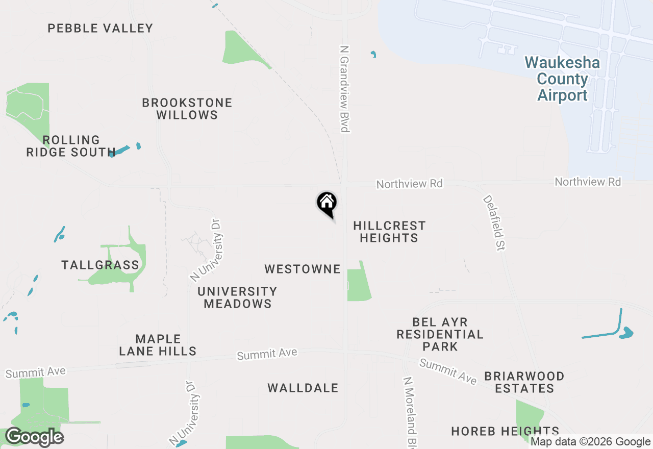 Map of 1903 Sunkist Ave, Waukesha, WI 53188