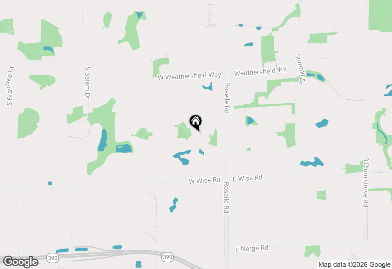 Map of 132 W Hartford Drive, Schaumburg, IL 60193