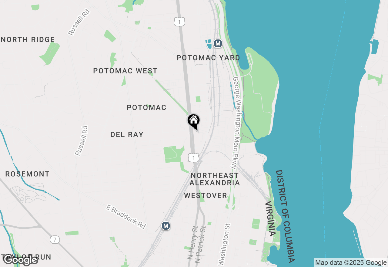 Map of 1929 Richmond Highway #102, Alexandria, VA 22301