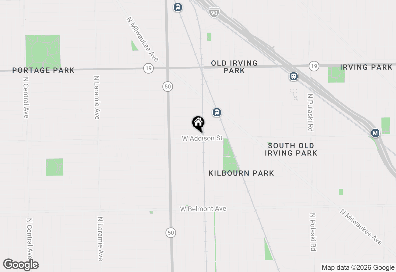 Map of 4612 W Addison Avenue, Chicago, IL 60641