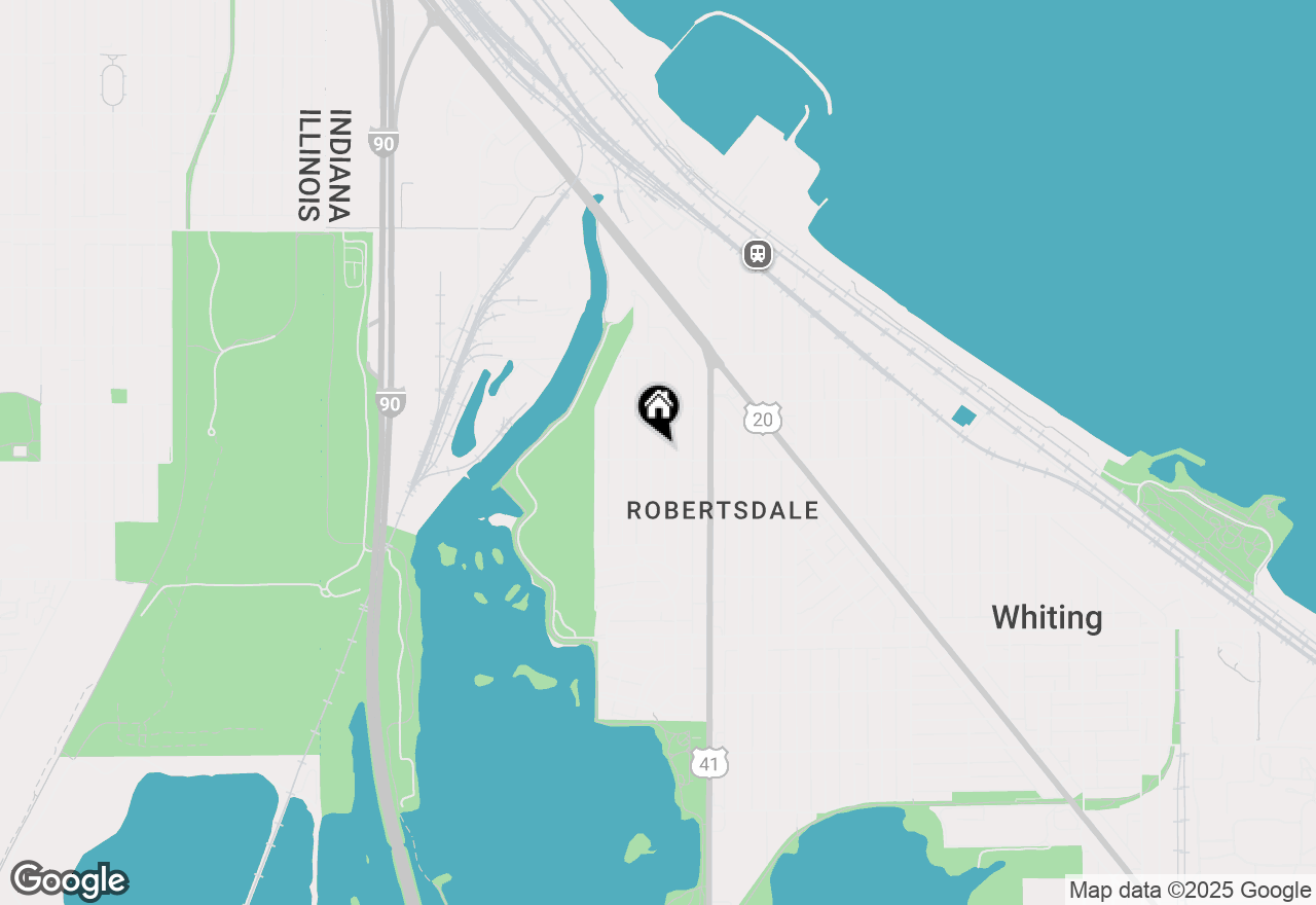 Map of 1539 Warwick Avenue, Whiting, IN 46394