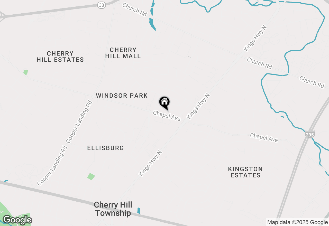 Map of 3012 Chapel Avenue W, Cherry Hill, NJ 08002