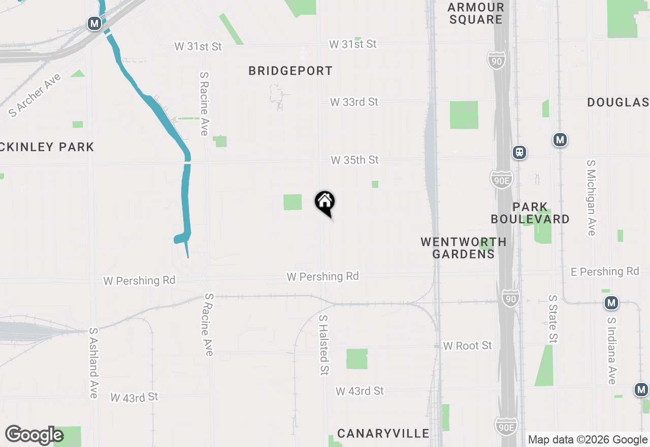 Map of 3707 S Halsted Street, Chicago, IL 60609