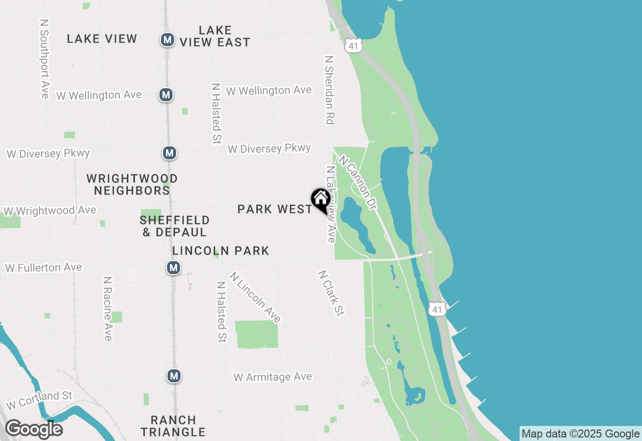 Map of 427 W St. James Place #1, Chicago, IL 60614