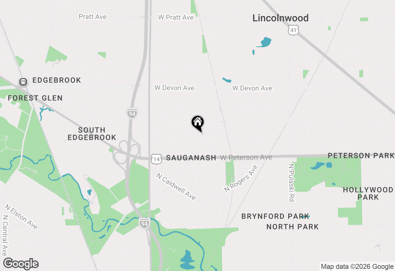 Map of 6103 N Kirkwood Avenue, Chicago, IL 60646