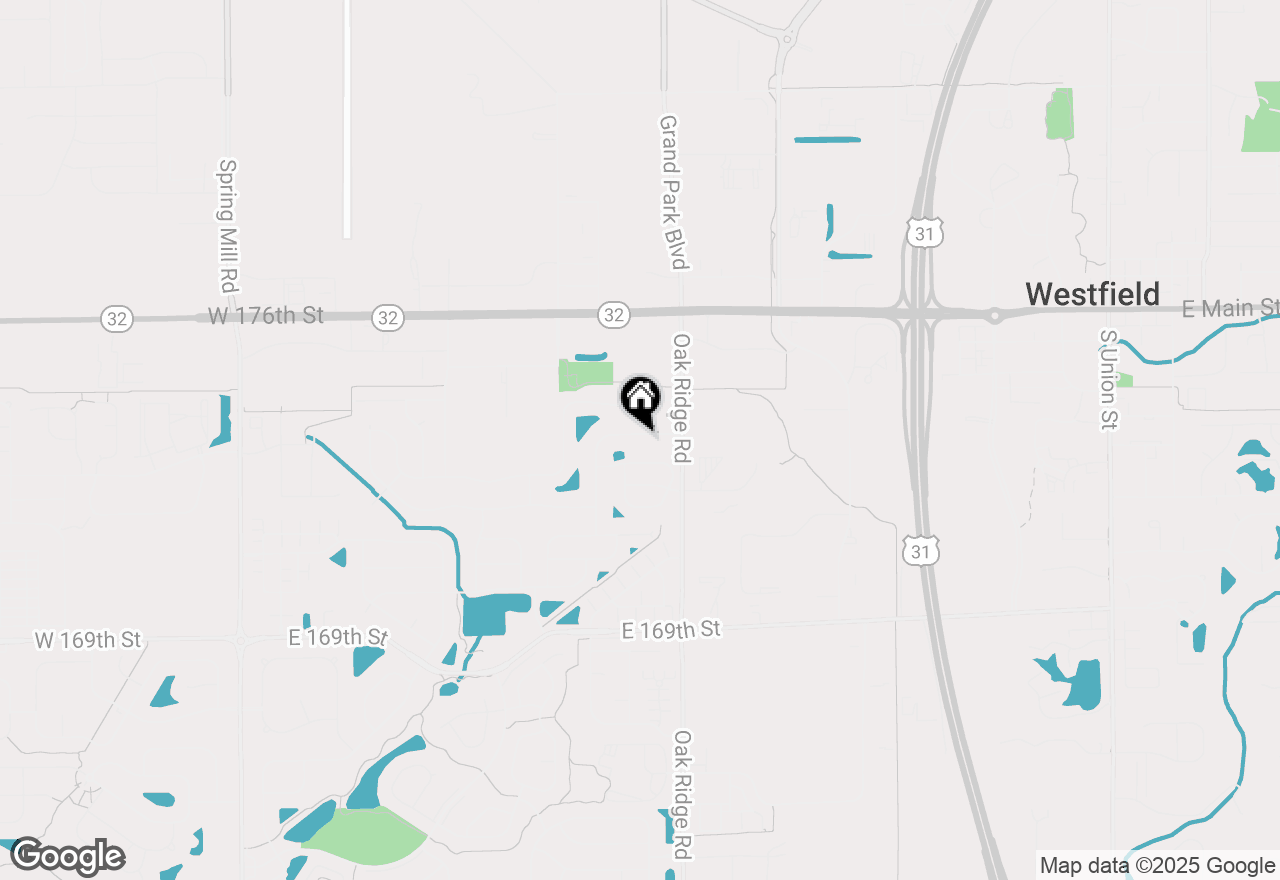 Map of 601 E Quail Ridge Drive, Westfield, IN 46074