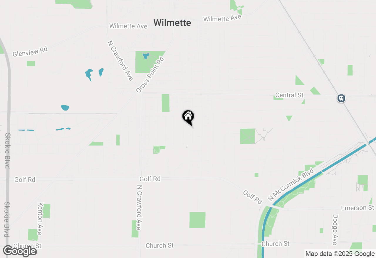 Map of 2401 Lawndale Avenue, Evanston, IL 60201