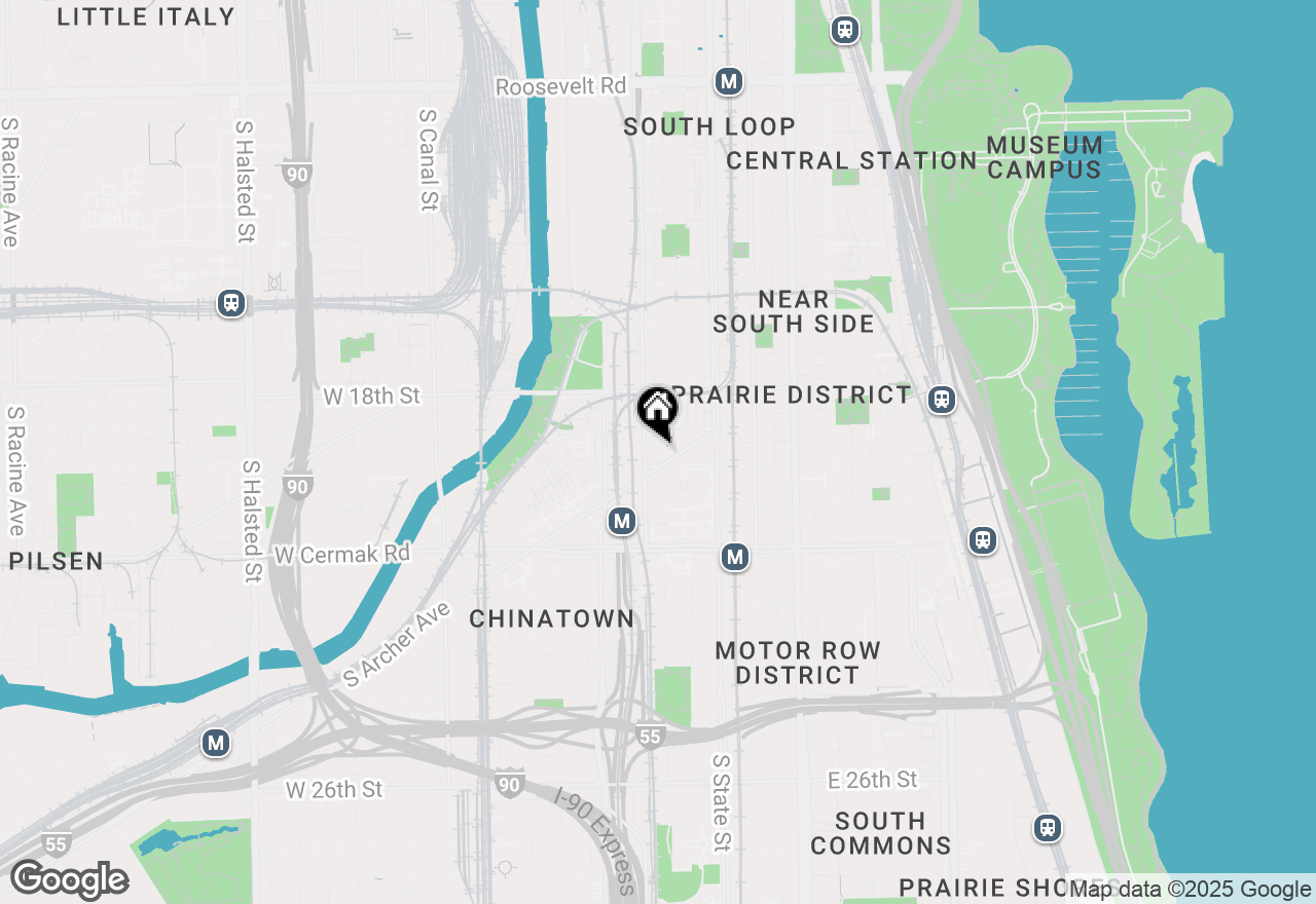 Map of 1920 S Federal Street #C, Chicago, IL 60616
