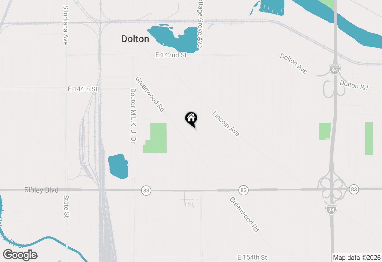 Map of 14647 Greenwood Road #403, Dolton, IL 60419