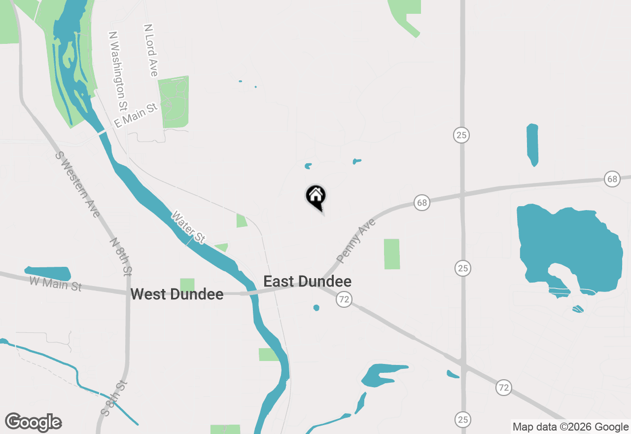Map of 2 Summit Avenue, East Dundee, IL 60118