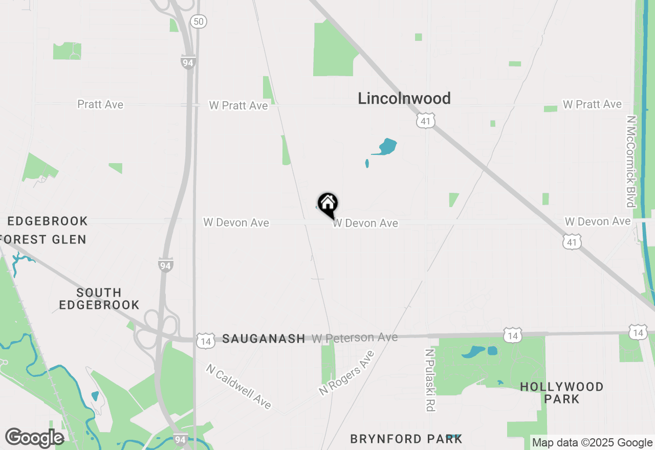 Map of 4321 W Devon Avenue, Chicago, IL 60646