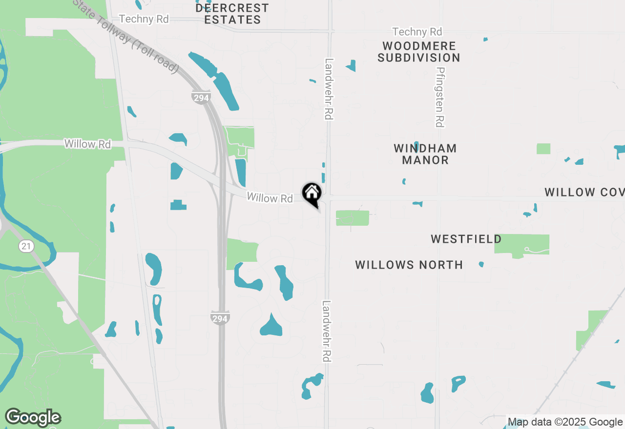 Map of 4250 Meadowview Drive, Glenview, IL 60026