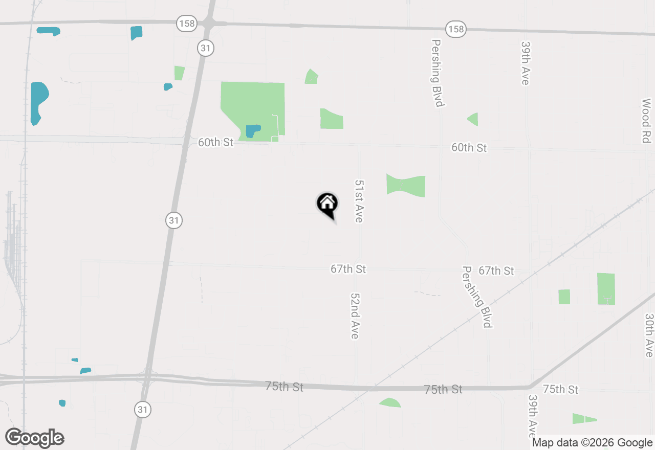 Map of 5318 65th St, Kenosha, WI 53142