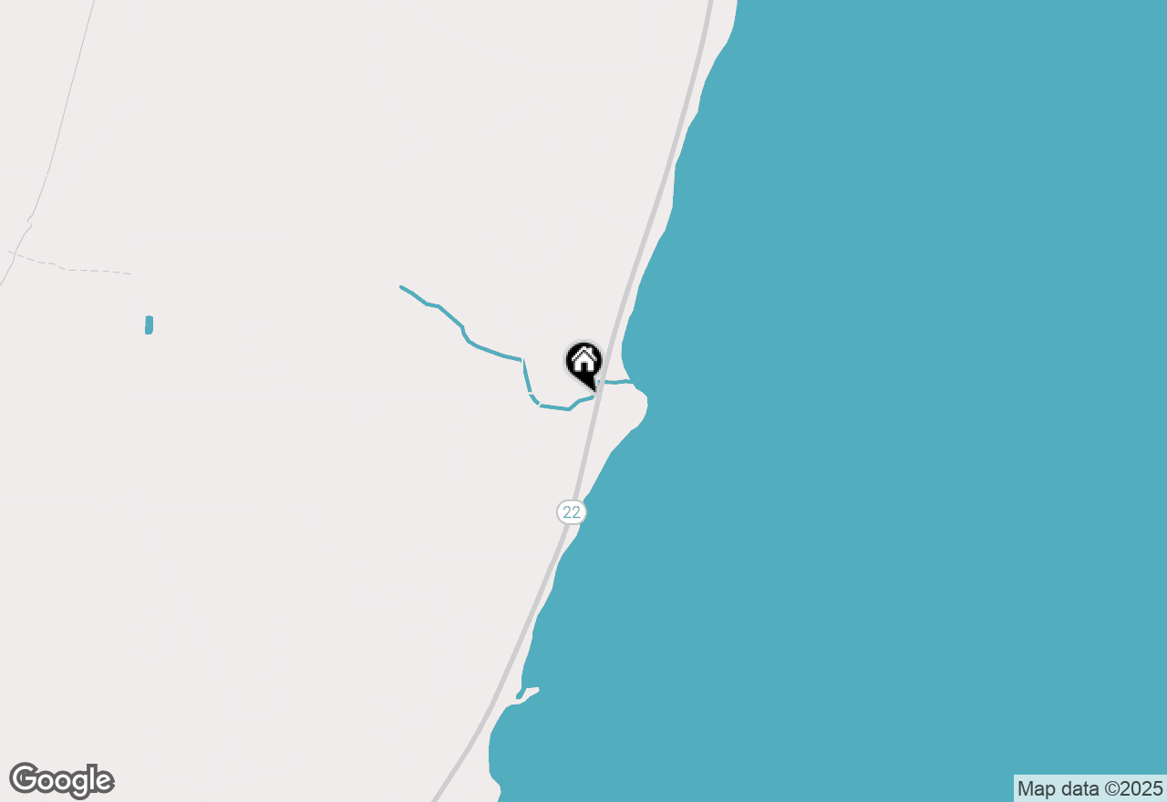 Map of 5046 S West Bay Shore #MAIN FLOOR OF 3 & 4, Suttons Bay, MI 49682