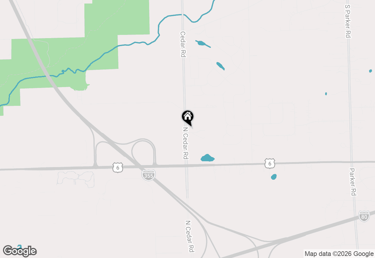 Map of 2740 N Cedar Road, New Lenox, IL 60451