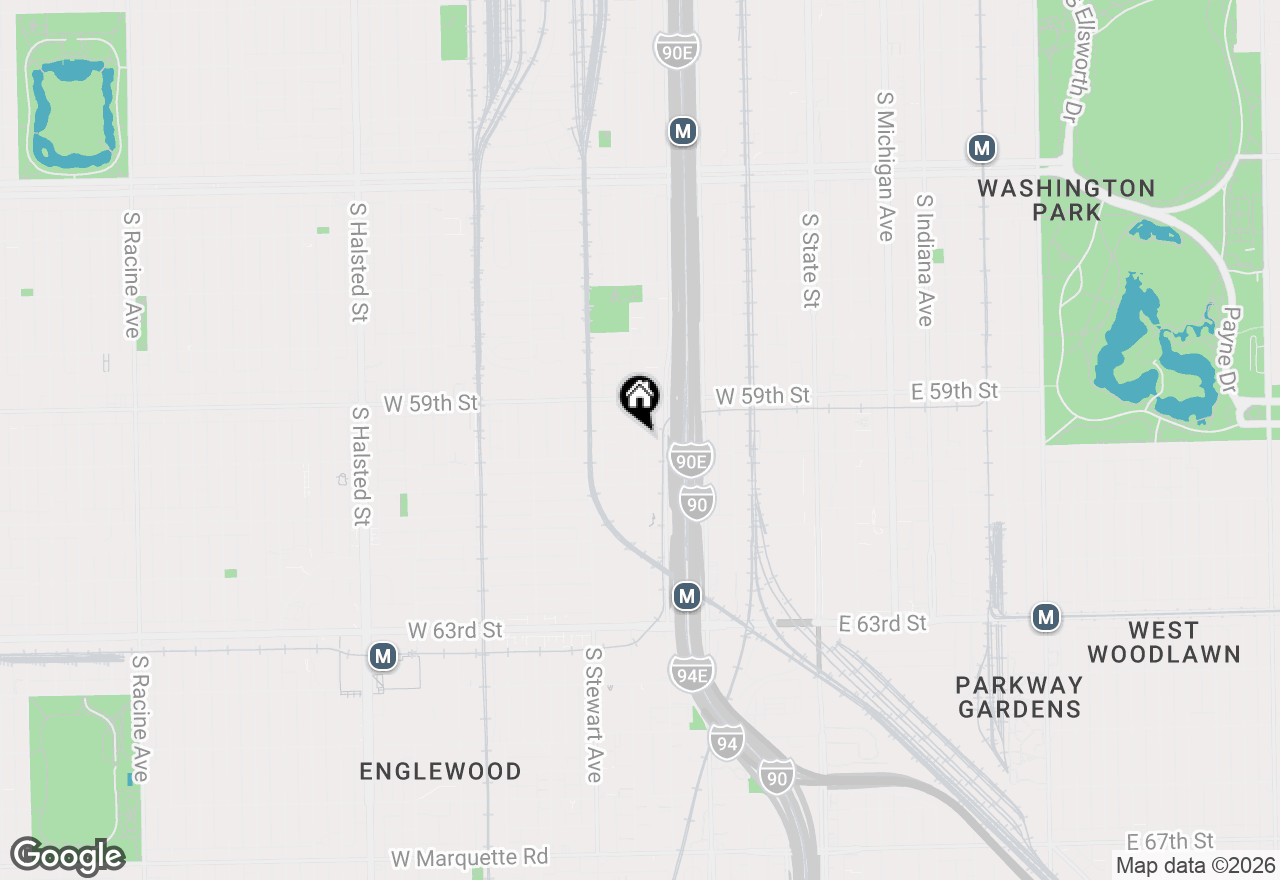Map of 5944 S Princeton Avenue, Chicago, IL 60621