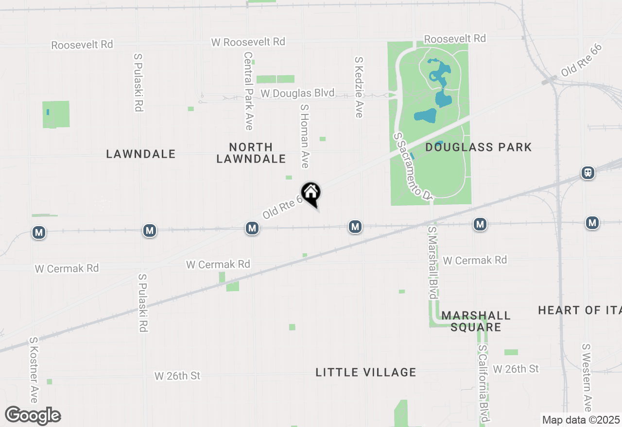 Map of 1911 S Homan Avenue #2, Chicago, IL 60623