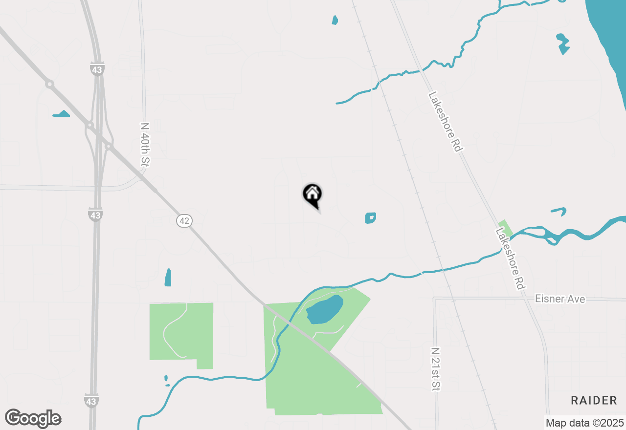 Map of 2812 Lisa Ave, Sheboygan, WI 53083