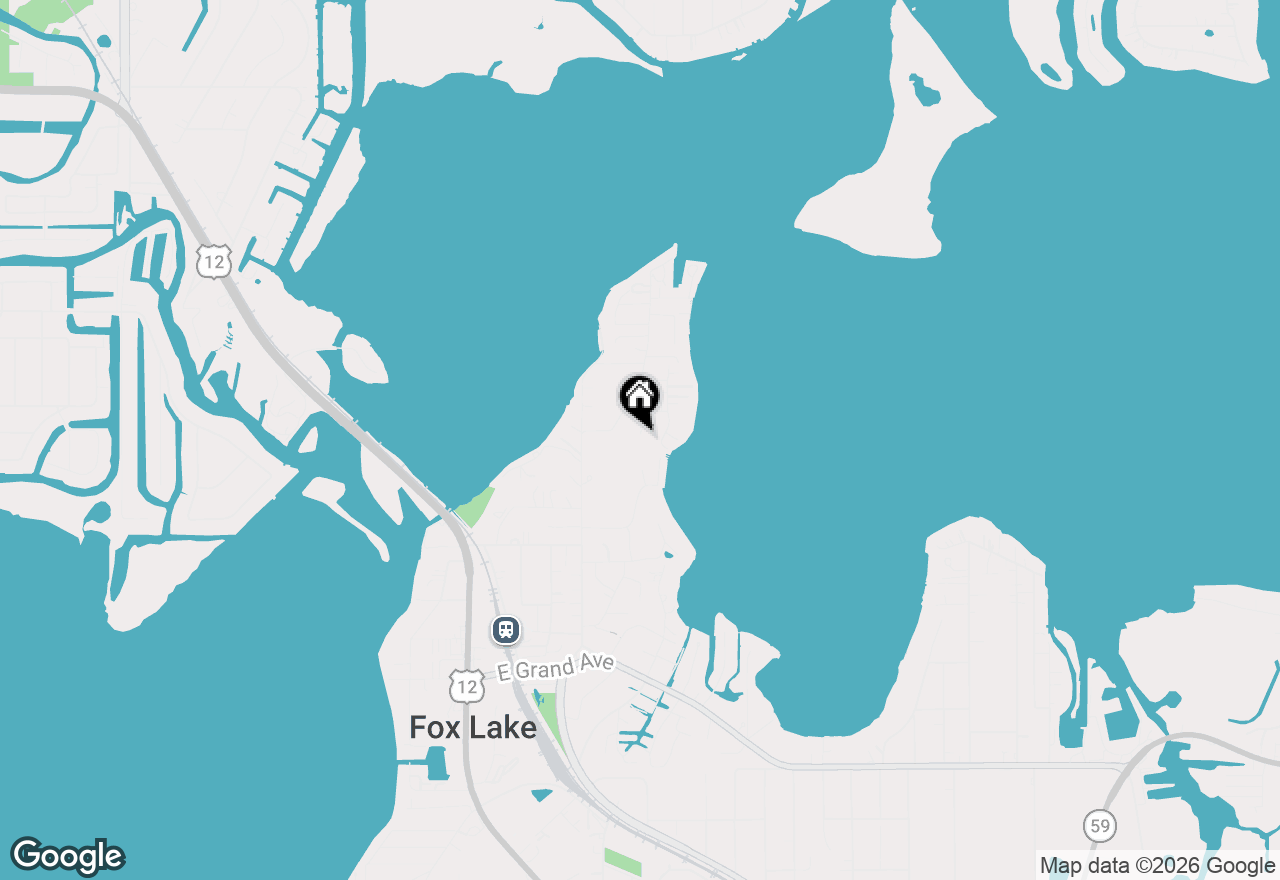 Map of 79 Maude Avenue #E, Fox Lake, IL 60020
